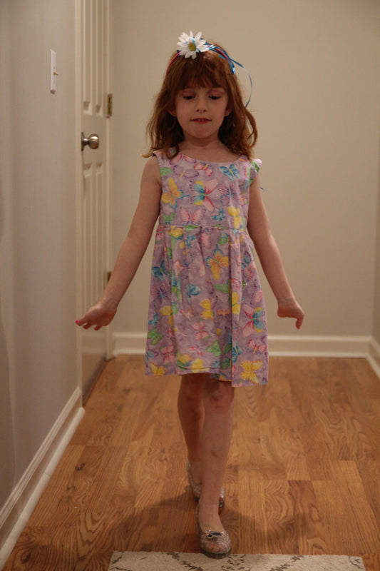 Girl and infant summer dress.