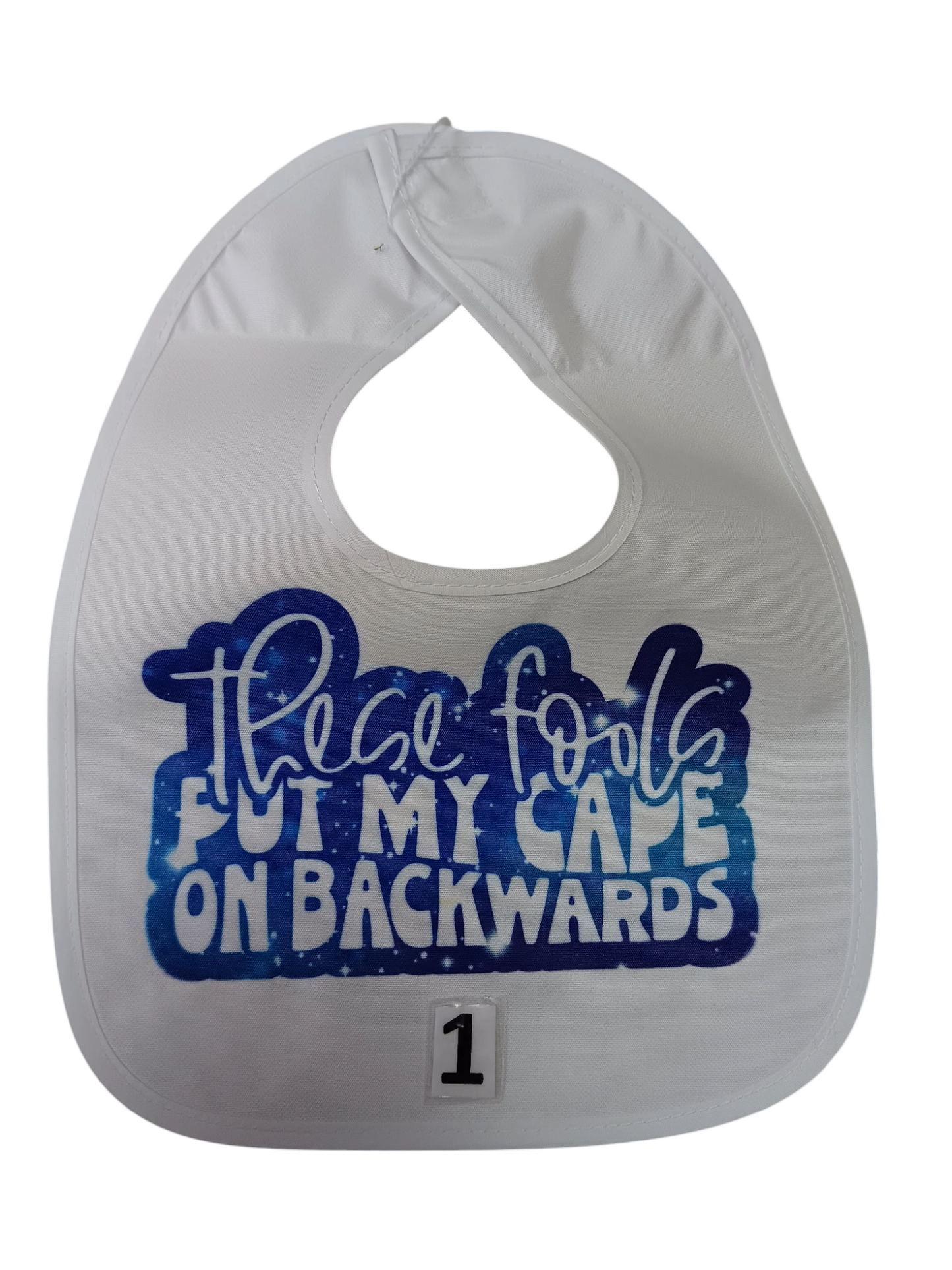 these fools bib, printed